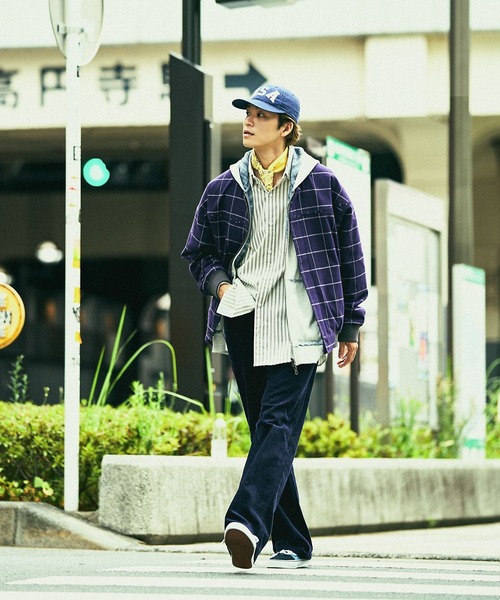 niko and...(ニコアンド)の「ウィンドペンジャケット(ブルゾン・メンズ・ネイビー/ボルドー・MEDIUM/LARGE)」の15枚目の写真