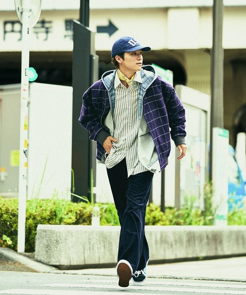 niko and...(ニコアンド)の「ウィンドペンジャケット(ブルゾン・メンズ・ネイビー/ボルドー・MEDIUM/LARGE)」の17枚目の写真