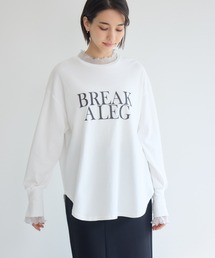 ラメチュールレイヤードロングTシャツ