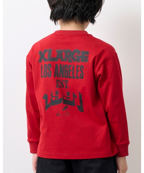 XLARGE KIDS(エクストララージキッズ)の「バックプリント長袖Tシャツ(Tシャツ/カットソー・キッズ・ブラック/ワインレッド・110cm/90cm/80cm/140cm/130cm/100cm/120cm)」の7枚目の写真
