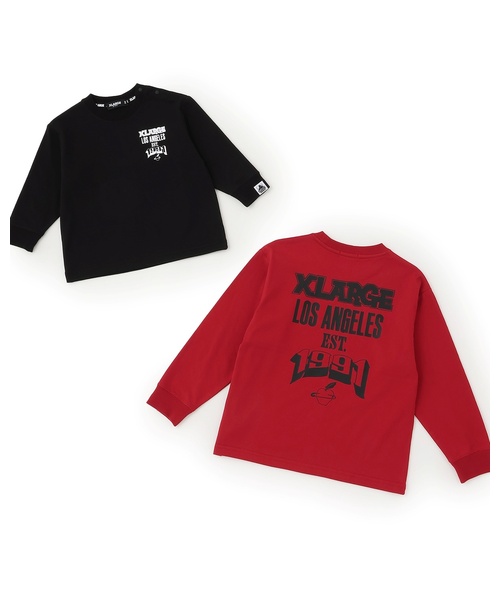 XLARGE KIDS(エクストララージキッズ)の「バックプリント長袖Tシャツ(Tシャツ/カットソー・キッズ・ブラック/ワインレッド・110cm/90cm/80cm/140cm/130cm/100cm/120cm)」の5枚目の写真