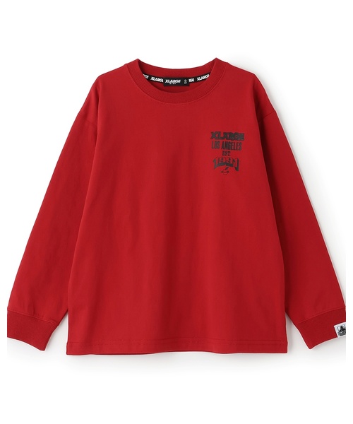 XLARGE KIDS(エクストララージキッズ)の「バックプリント長袖Tシャツ(Tシャツ/カットソー・キッズ・ブラック/ワインレッド・110cm/90cm/80cm/140cm/130cm/100cm/120cm)」の9枚目の写真