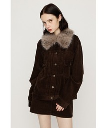SLY | 【AW PRE ORDER 第2弾】2ND TYPE COMBI JK セカンドタイプコンビジャケット 秋服 ファー襟取り外し可能◎(デニムジャケット)