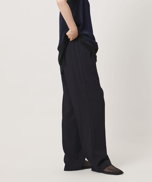 MARW UNITED ARROWS(マルゥ ユナイテッドアローズ)の「<MARW UNITED ARROWS>タック テーパード パンツ(スラックス・レディース・ネイビー/モカ・38/36)」の3枚目の写真