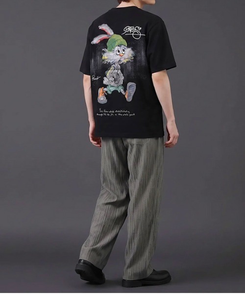 revertical（リバーティカル）の「ラビット キャラクター アートグラフィック バックプリント 半袖Tシャツ（Tシャツ/カットソー・メンズ・グレー/ブラック/ホワイト・MEDIUM/LARGE）」の11枚目の写真