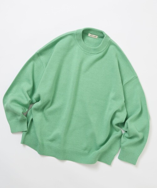 FREAK'S STORE(フリークスストア)の「限定展開 Relax Fit リラックスフィット イージーケア ウォッシャブル クルーネックニット(ニット/セーター・メンズ・ブルーグリーン/ブラウン/チャコールグレー/ネイビー/ブラック/グレー/レッド・MEDIUM/LARGE)」の20枚目の写真