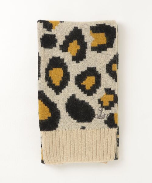 Vivienne Westwood MAN（ヴィヴィアンウエストウッドマン）の「PIXELATED LEOPARD BRUSHED CARDIGAN with MUFFLER（カーディガン/ボレロ・メンズ・イエロー系その他2・S）」の4枚目の写真