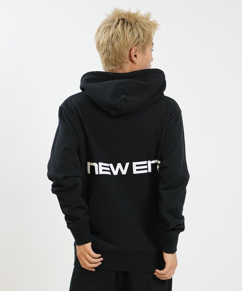 NEW ERA(ニューエラ)の「NEW ERA/ニューエラ パーカー プルオーバー 15129295/15129296(パーカー・メンズ・アッシュグレー/ブラック・XXL/XL/M/L)」の4枚目の写真