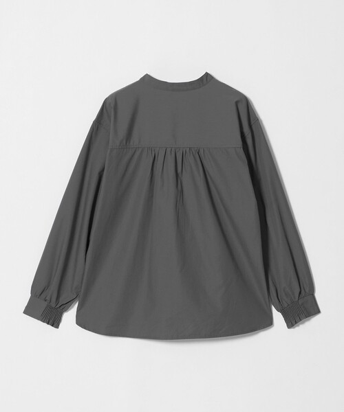 A DAY IN THE LIFE UNITED ARROWS(アデイインザライフユナイテッドアローズ)の「スキッパー ボリュームスリーブ ブラウス <A DAY IN THE LIFE>(シャツ/ブラウス・レディース・シャーベット/ネイビー/ベージュ/ダークグレー・FREE)」の10枚目の写真