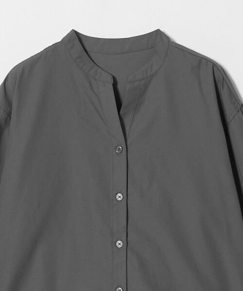 A DAY IN THE LIFE UNITED ARROWS(アデイインザライフユナイテッドアローズ)の「スキッパー ボリュームスリーブ ブラウス <A DAY IN THE LIFE>(シャツ/ブラウス・レディース・シャーベット/ネイビー/ベージュ/ダークグレー・FREE)」の11枚目の写真