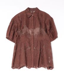 CLANE | CLANE/クラネ/FLOWER LACE WAIST SHAPE TOPS(シャツ/ブラウス)