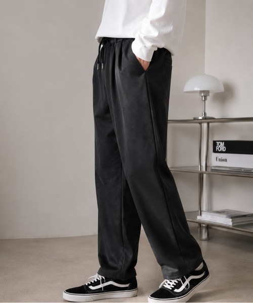 Bling Leads(ブリングリーズ)の「【Bls】 【ZM】【Bling Leads】ダンボールフェイクスエード ワイドパンツ(その他パンツ・メンズ・ブルー/スミクロ/グレー・LARGE/MEDIUM)」の4枚目の写真