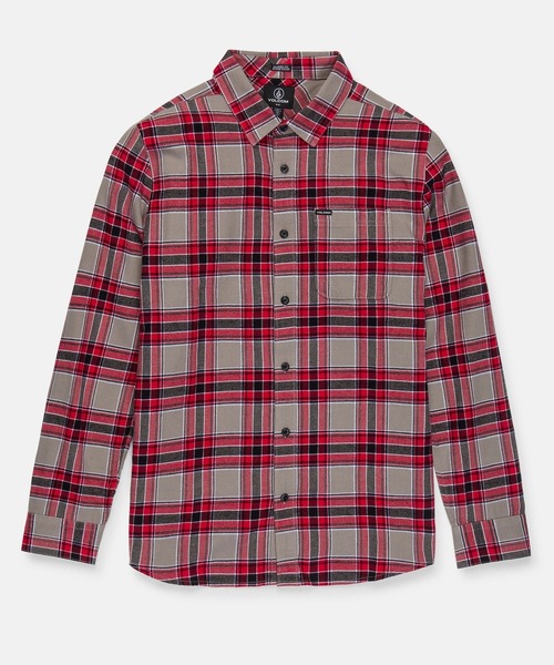 VOLCOM（ボルコム）の「VOLCOM メンズ CADEN PLAID LS 長袖シャツ 【2026年秋冬モデル】/ボルコムチェックシャツ（シャツ/ブラウス・メンズ・パープル系その他/ブラック系その他・SMALL/MEDIUM/LARGE/X-LARGE）」の11枚目の写真