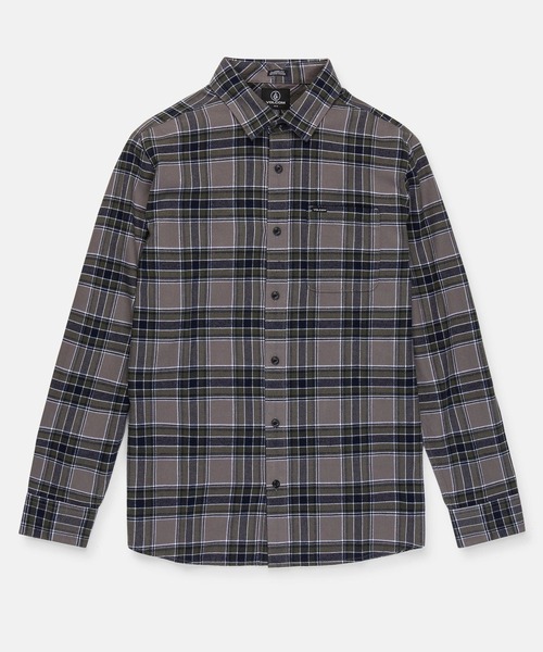 VOLCOM（ボルコム）の「VOLCOM メンズ CADEN PLAID LS 長袖シャツ 【2026年秋冬モデル】/ボルコムチェックシャツ（シャツ/ブラウス・メンズ・パープル系その他/ブラック系その他・SMALL/MEDIUM/LARGE/X-LARGE）」の5枚目の写真