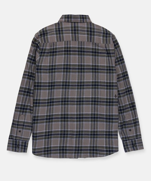 VOLCOM（ボルコム）の「VOLCOM メンズ CADEN PLAID LS 長袖シャツ 【2026年秋冬モデル】/ボルコムチェックシャツ（シャツ/ブラウス・メンズ・パープル系その他/ブラック系その他・SMALL/MEDIUM/LARGE/X-LARGE）」の6枚目の写真