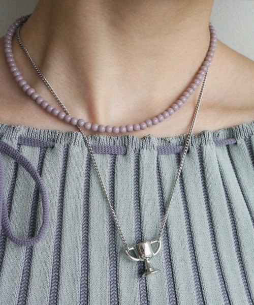 select】tiny trophy necklace / タイニートロフィーネックレス