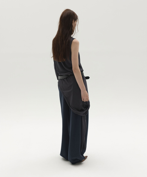 LCDC TM(エルシーディーシーティーエム)の「DIAGONAL WRAP TOP (ネイビー)(Tシャツ/カットソー・レディース・その他・OS)」の4枚目の写真