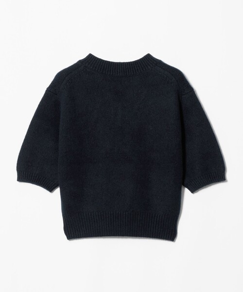 UNITED ARROWS(ユナイテッドアローズ)の「CA/W ハーフスリーブ Vネック ニット(ニット/セーター・レディース・レッド/グレー系/ネイビー・FREE)」の17枚目の写真