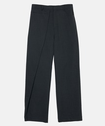 アシンメトリックトラックパンツ / Asymmetric Tuck Pants