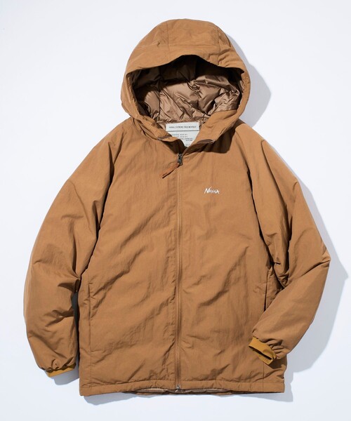 NANGA(ナンガ)の「NANGA/ナンガ SP NEW DOWN JACKET/別注 ニュー ダウンジャケット(ダウンジャケット/コート・メンズ・ブラウン/グレー/ブラック/オリーブ・X-LARGE/LARGE/MEDIUM/SMALL)」の3枚目の写真