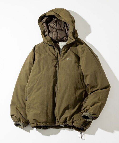 NANGA(ナンガ)の「NANGA/ナンガ SP NEW DOWN JACKET/別注 ニュー ダウンジャケット(ダウンジャケット/コート・メンズ・ブラウン/グレー/ブラック/オリーブ・X-LARGE/LARGE/MEDIUM/SMALL)」の13枚目の写真
