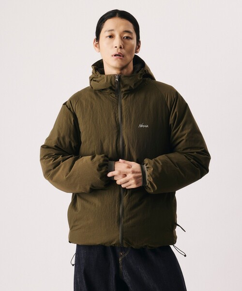 NANGA(ナンガ)の「NANGA/ナンガ SP NEW DOWN JACKET/別注 ニュー ダウンジャケット(ダウンジャケット/コート・メンズ・ブラウン/グレー/ブラック/オリーブ・X-LARGE/LARGE/MEDIUM/SMALL)」の6枚目の写真