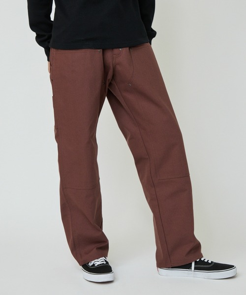Dickies(ディッキーズ)の「Dickies/ディッキーズ ダックダブルニーパンツ(その他パンツ・メンズ・ブラック/ダークブラウン・30/32/34/36/28)」の1枚目の写真