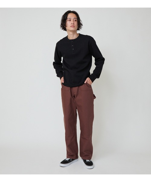 Dickies(ディッキーズ)の「Dickies/ディッキーズ ダックダブルニーパンツ(その他パンツ・メンズ・ブラック/ダークブラウン・30/32/34/36/28)」の18枚目の写真