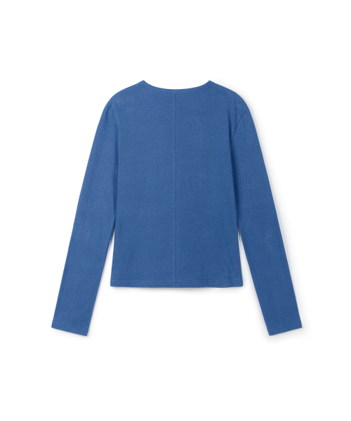 ERA(エラ)の「WOMEN ERA ヴィンテージコットン ロングスリーブT - ブルー(Tシャツ/カットソー・レディース・その他・SMALL/MEDIUM)」の8枚目の写真