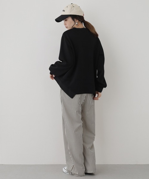 BRODIAEA(ブローディア)の「BRODIAEA ダンボール×ニットドッキングカットソー(Tシャツ/カットソー・レディース・ブラック/ベージュ/グリーン/ローズ・40)」の12枚目の写真
