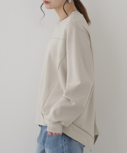 BRODIAEA(ブローディア)の「BRODIAEA ダンボール×ニットドッキングカットソー(Tシャツ/カットソー・レディース・ブラック/ベージュ/グリーン/ローズ・40)」の16枚目の写真