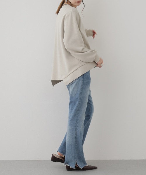 BRODIAEA(ブローディア)の「BRODIAEA ダンボール×ニットドッキングカットソー(Tシャツ/カットソー・レディース・ブラック/ベージュ/グリーン/ローズ・40)」の21枚目の写真