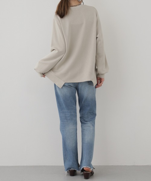 BRODIAEA(ブローディア)の「BRODIAEA ダンボール×ニットドッキングカットソー(Tシャツ/カットソー・レディース・ブラック/ベージュ/グリーン/ローズ・40)」の22枚目の写真