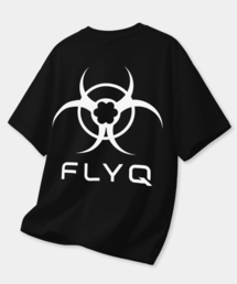 FLYQ（フライク）の「[FLYQ] FLYQ ハザードプリント半袖Tシャツ/ BLACK（Tシャツ/カットソー）」