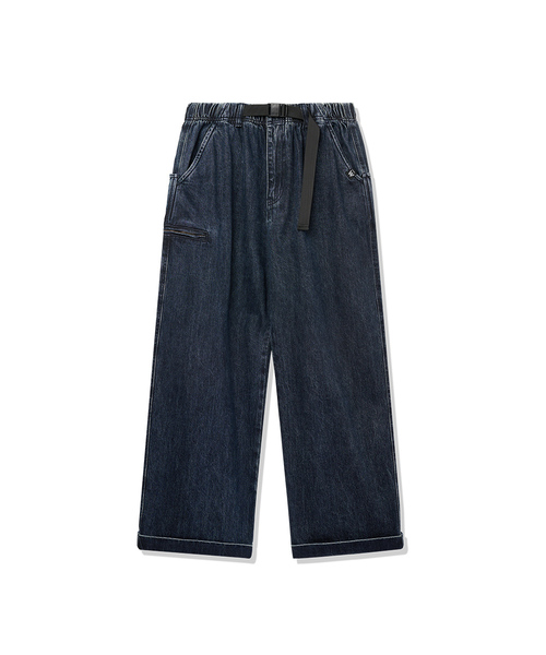 LIFE WORK(ライフワーク)の「L3 ヴィンテージベルテッドデニムパンツ(デニムパンツ・レディース・ブラック/ネイビー・LARGE/MEDIUM/SMALL)」の2枚目の写真