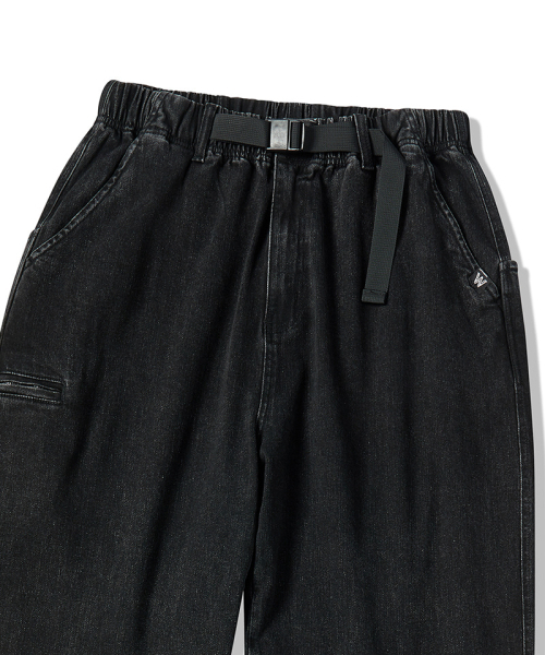 LIFE WORK(ライフワーク)の「L3 ヴィンテージベルテッドデニムパンツ(デニムパンツ・レディース・ブラック/ネイビー・LARGE/MEDIUM/SMALL)」の4枚目の写真