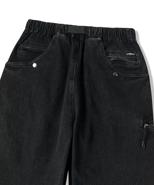 LIFE WORK(ライフワーク)の「L3 ヴィンテージベルテッドデニムパンツ(デニムパンツ・レディース・ブラック/ネイビー・LARGE/MEDIUM/SMALL)」の5枚目の写真