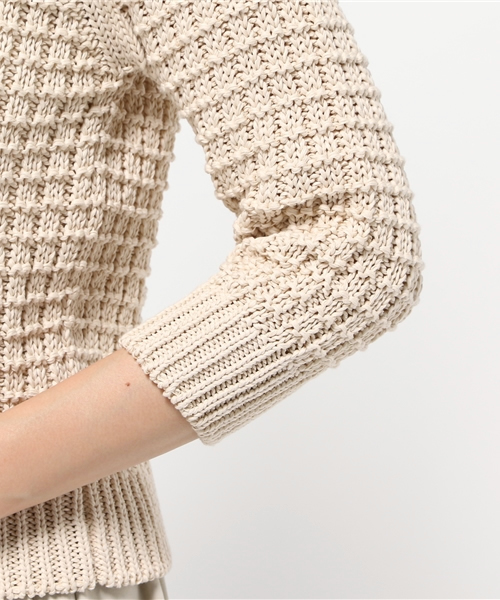 beautiful people（ビューティフルピープル）の「beautiful　people　ビューティフルピープル（ニット/セーター・レディース・アイボリー・FREE）」の6枚目の写真