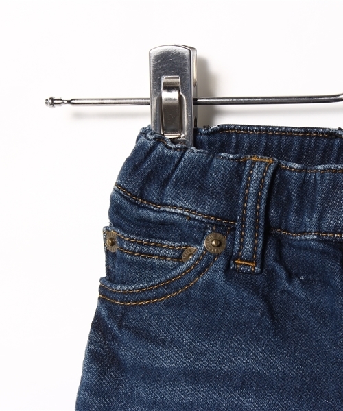 CHUBBYGANG（チャビーギャング）の「ストレッチデニム　スキニーハーフパンツ（デニムパンツ・キッズ・インディゴブルー・80/90）」の10枚目の写真