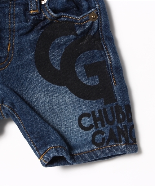 CHUBBYGANG（チャビーギャング）の「ストレッチデニム　スキニーハーフパンツ（デニムパンツ・キッズ・インディゴブルー・80/90）」の5枚目の写真