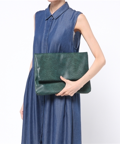 WEGO（ウィゴー）の「WEGO/アニマル柄クラッチバッグ（クラッチバッグ・レディース・グリーン/ピンク/その他1/ブラック・FREE）」の6枚目の写真