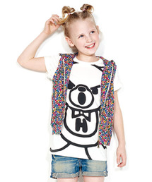 JOEY HYSTERIC | HYS BEAR PANEL pt Tシャツ(Tシャツ/カットソー)