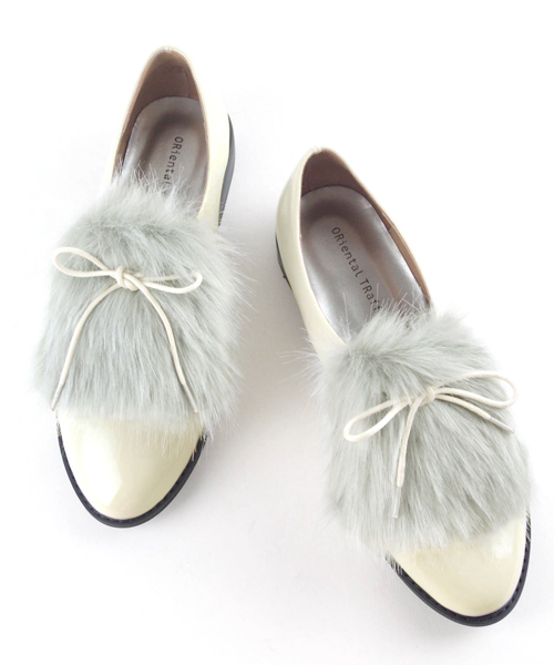 ORiental TRaffic（オリエンタルトラフィック）の「秋冬新作★2wayレースアップシューズ★6311（ドレスシューズ・レディース・グレー/ブラック/ブラウン・L/LL/M/S）」の3枚目の写真