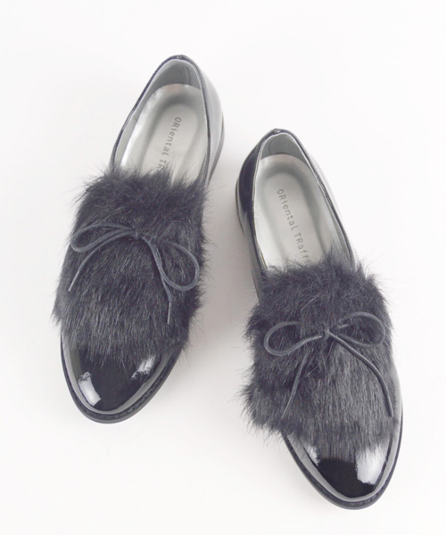 ORiental TRaffic（オリエンタルトラフィック）の「秋冬新作★2wayレースアップシューズ★6311（ドレスシューズ・レディース・グレー/ブラック/ブラウン・L/LL/M/S）」の2枚目の写真