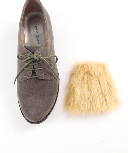 ORiental TRaffic（オリエンタルトラフィック）の「秋冬新作★2wayレースアップシューズ★6311（ドレスシューズ・レディース・グレー/ブラック/ブラウン・L/LL/M/S）」の8枚目の写真