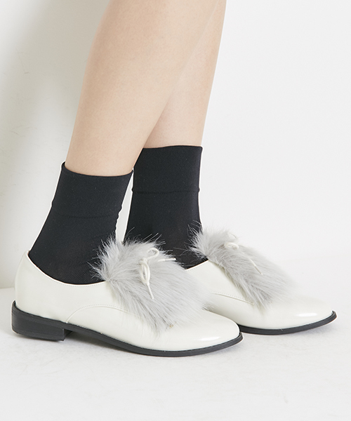 ORiental TRaffic（オリエンタルトラフィック）の「秋冬新作★2wayレースアップシューズ★6311（ドレスシューズ・レディース・グレー/ブラック/ブラウン・L/LL/M/S）」の10枚目の写真