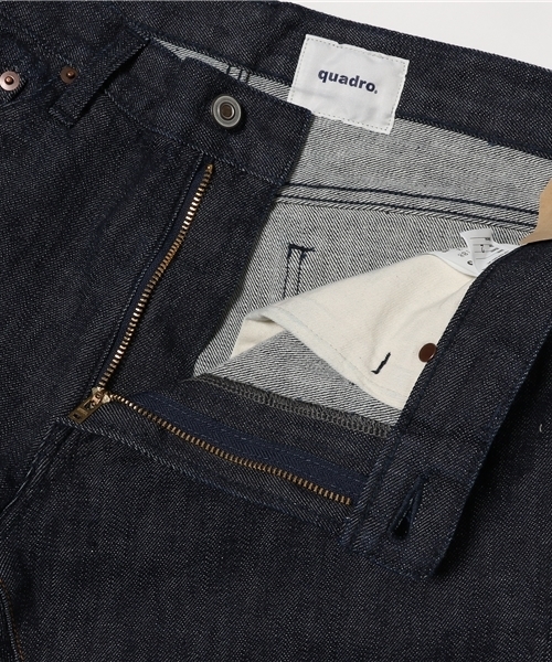 quadro（クオドロ）の「ハイライズシンチューブワンウォッシュデニム（デニムパンツ・メンズ・ワンウォッシュ・SMALL/MEDIUM/LARGE）」の12枚目の写真