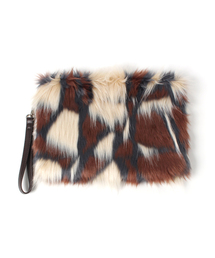 MOUSSY | MIX COLOR FUR CLUTCH(ショルダーバッグ)