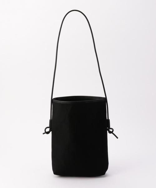 amiacalva（アミアカルヴァ）の「AMIACALVA: SHIPS別注 キャンバス サコッシュ(ショルダーバッグ)（ショルダーバッグ・メンズ・ブラック/ホワイト・ONE SIZE）」の8枚目の写真