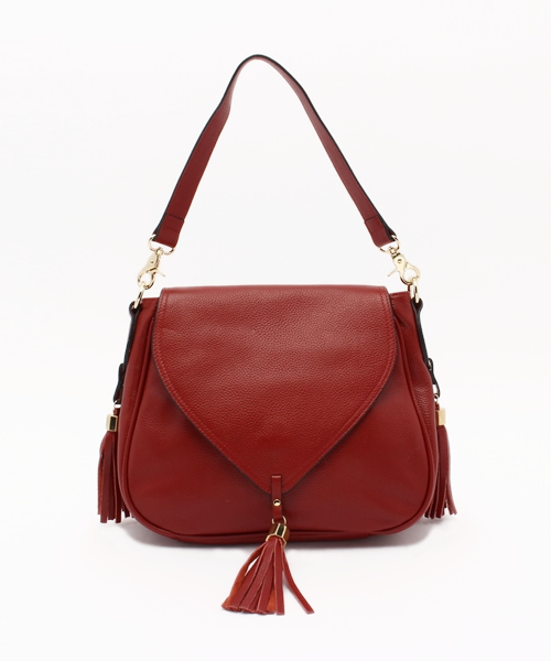 ROSE BUD(ローズバッド)の「(ROSE BUD)2wayタッセル付本革ハンドバッグ(ショルダーバッグ・レディース・ブラック/キャメル/グリーン/ワインレッド/ベージュ系その他・ONE SIZE/FREE)」の4枚目の写真